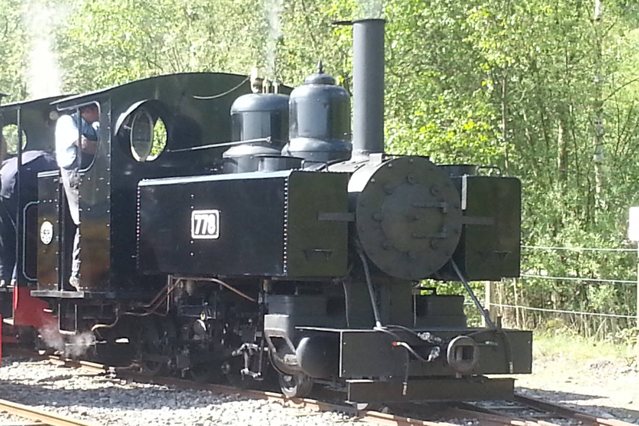 Preserved Baldwin 4-6-0 at TTT-2