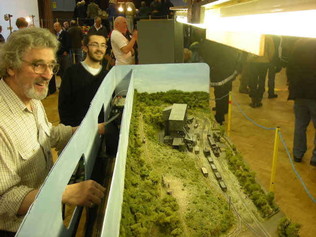 Brian Love and Matthew Barrett at Macclesfield exhibition