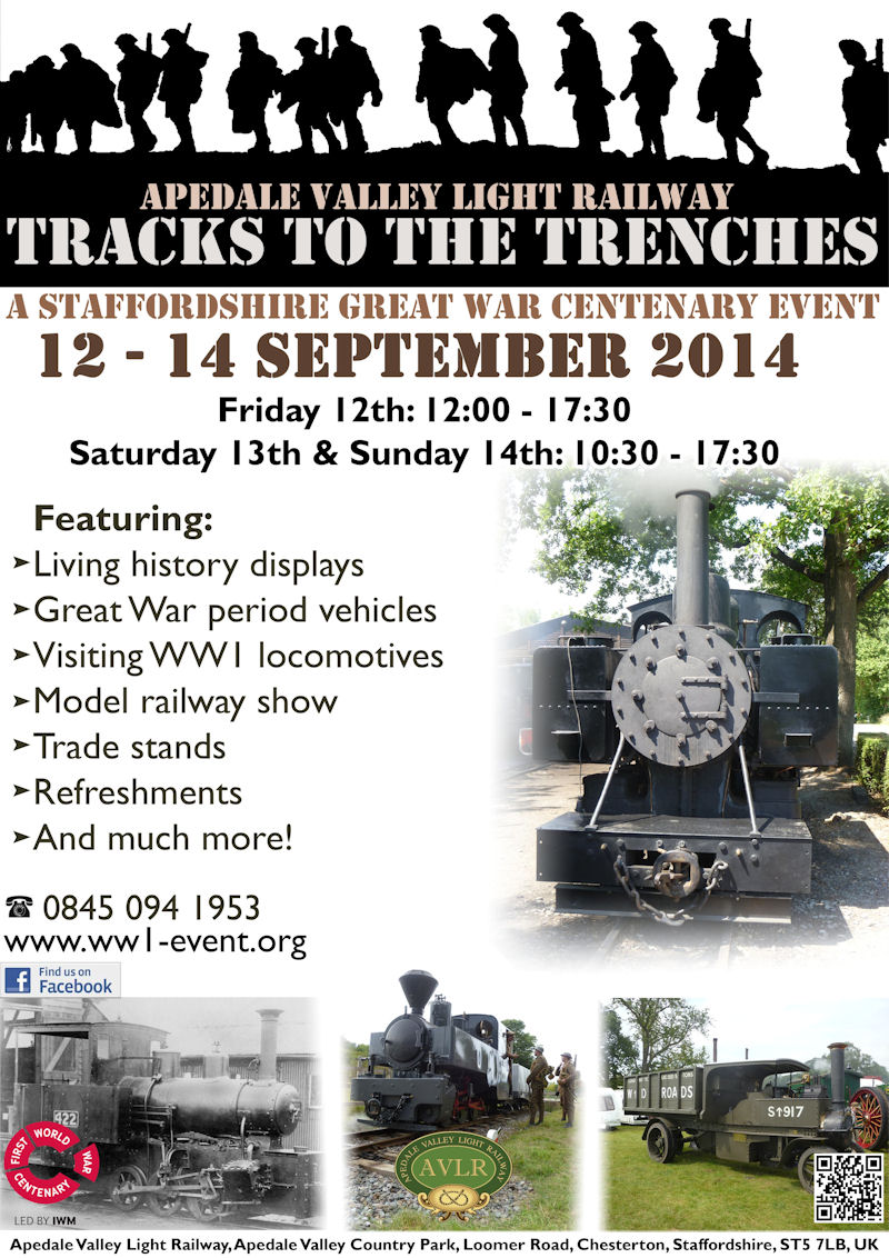 Tracks to the Trenches poster